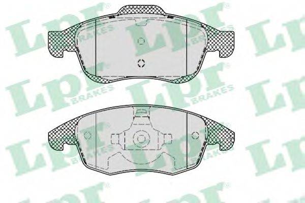 LPR 05P1351 Комплект тормозных колодок, дисковый тормоз