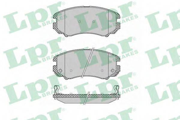 LPR 05P1369 Комплект тормозных колодок, дисковый тормоз