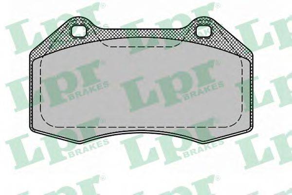 LPR 05P1389 Комплект тормозных колодок, дисковый тормоз