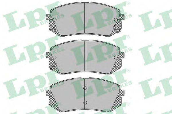 LPR 05P1415 Комплект тормозных колодок, дисковый тормоз