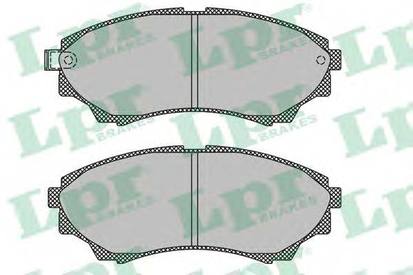 LPR 05P1499 Комплект тормозных колодок, дисковый тормоз