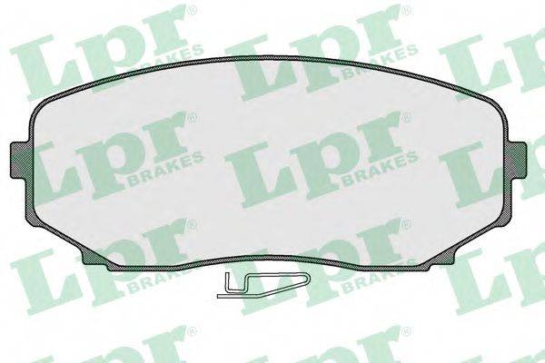 LPR 05P1573 Комплект тормозных колодок, дисковый тормоз