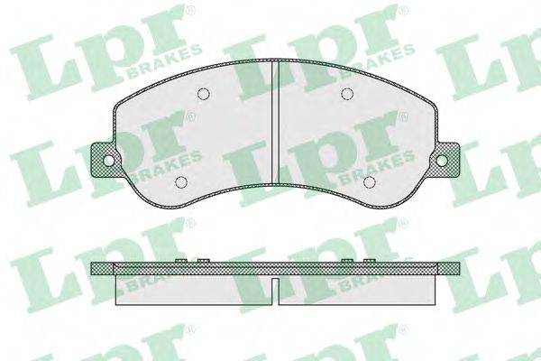 LPR 05P1679 Комплект тормозных колодок, дисковый тормоз