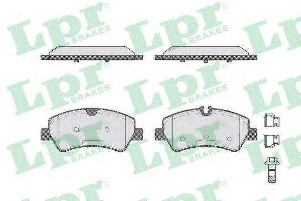 LPR 05P1787 Комплект тормозных колодок, дисковый тормоз