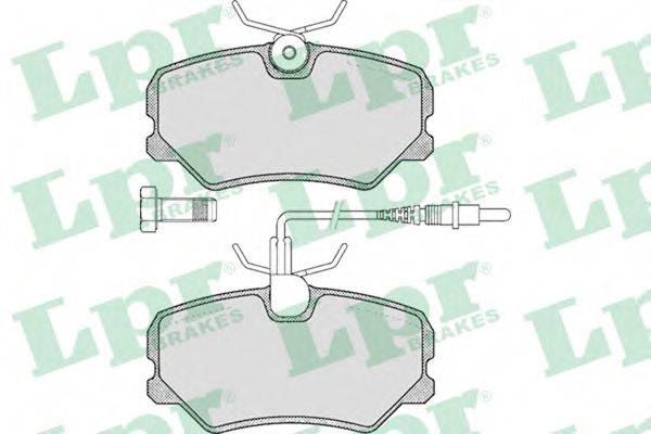 LPR 05P293 Комплект тормозных колодок, дисковый тормоз