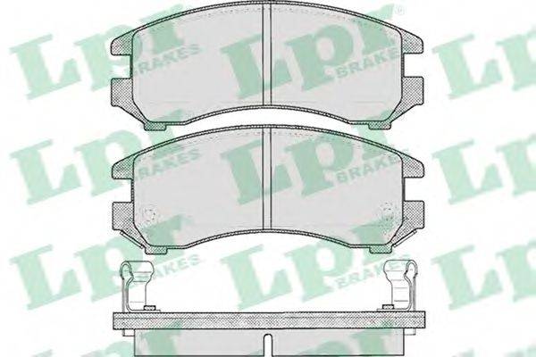LPR 05P363 Комплект тормозных колодок, дисковый тормоз