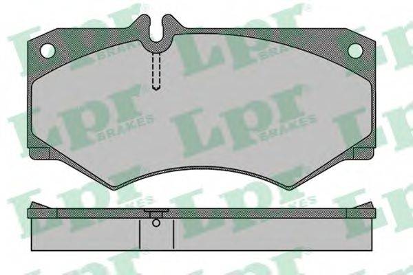 LPR 05P408 Комплект тормозных колодок, дисковый тормоз