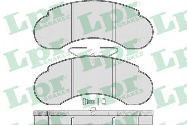 LPR 05P415 Комплект тормозных колодок, дисковый тормоз