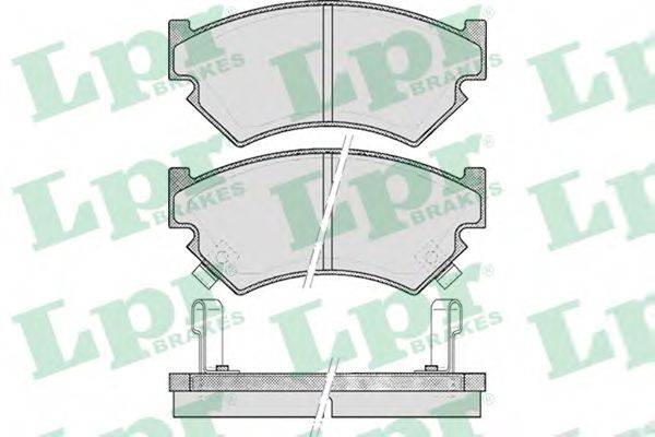 LPR 05P521 Комплект тормозных колодок, дисковый тормоз