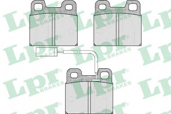 LPR 05P531 Комплект тормозных колодок, дисковый тормоз