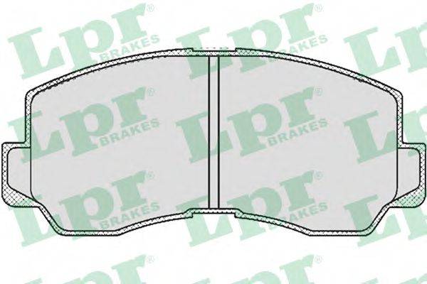 LPR 05P532 Комплект тормозных колодок, дисковый тормоз