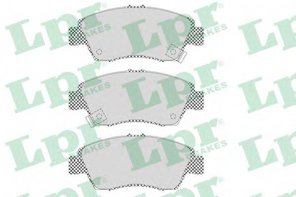 LPR 05P564 Комплект тормозных колодок, дисковый тормоз