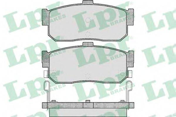 LPR 05P602 Комплект тормозных колодок, дисковый тормоз