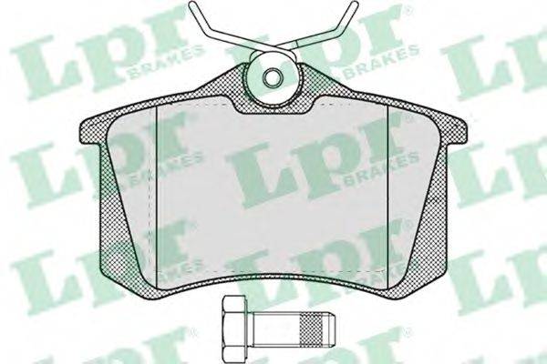 LPR 05P634 Комплект тормозных колодок, дисковый тормоз