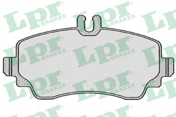 LPR 05P671 Комплект тормозных колодок, дисковый тормоз