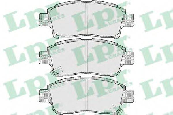 LPR 05P700 Комплект тормозных колодок, дисковый тормоз