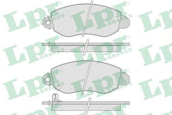 LPR 05P775 Комплект тормозных колодок, дисковый тормоз