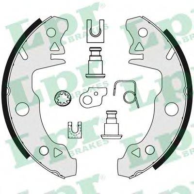 LPR 06000 Комплект тормозных колодок
