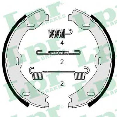 LPR 08880 Комплект тормозных колодок, стояночная тормозная система