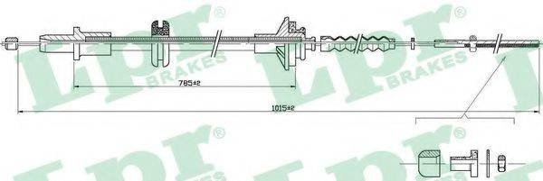 LPR C0253C Трос, управление сцеплением