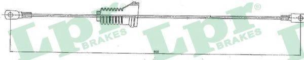 LPR C0912B Трос, стояночная тормозная система