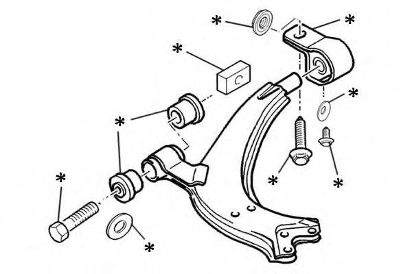 OCAP 0902220 Комлектующее руля, подвеска колеса