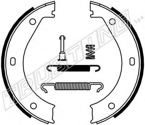 TRUSTING 019023K Комплект тормозных колодок, стояночная тормозная система