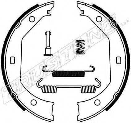 TRUSTING 019027K Комплект тормозных колодок, стояночная тормозная система