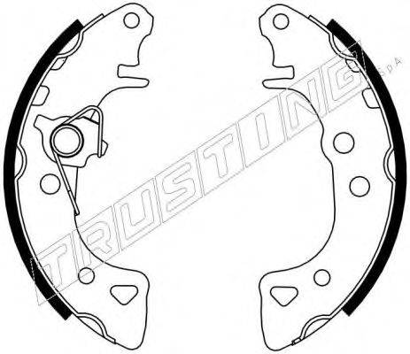 TRUSTING 022030Y Комплект тормозных колодок