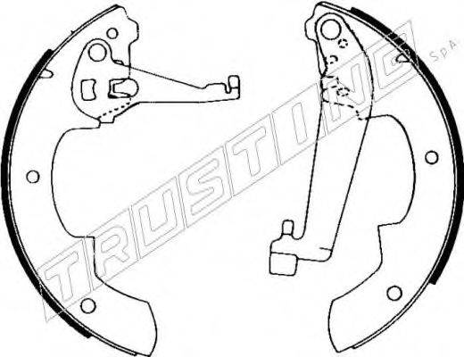 TRUSTING 079179 Комплект тормозных колодок