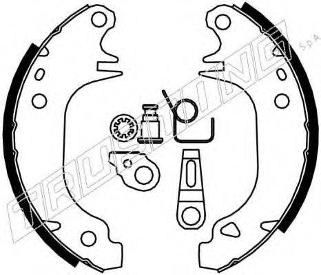TRUSTING 079180K Комплект тормозных колодок