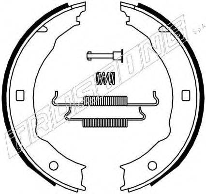 TRUSTING 079193K Комплект тормозных колодок, стояночная тормозная система