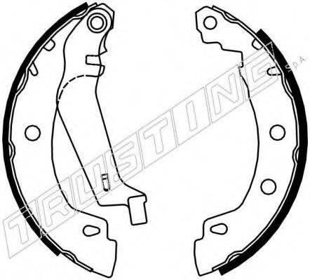 TRUSTING 088225Y Комплект тормозных колодок