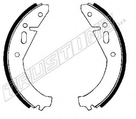 TRUSTING 106217 Комплект тормозных колодок