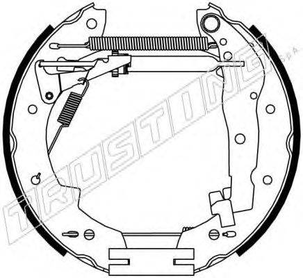 TRUSTING 6119 Комплект тормозных колодок