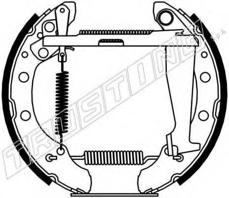 TRUSTING 6170 Комплект тормозных колодок
