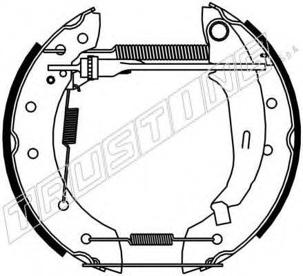 TRUSTING 6181 Комплект тормозных колодок