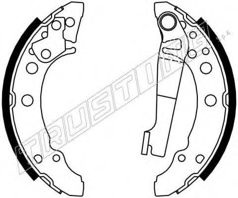 TRUSTING 7120 Комплект тормозных колодок