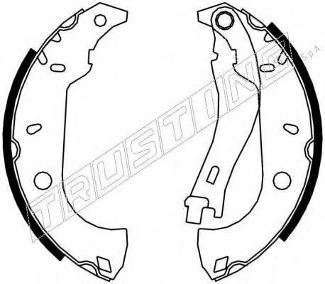 TRUSTING 7159 Комплект тормозных колодок