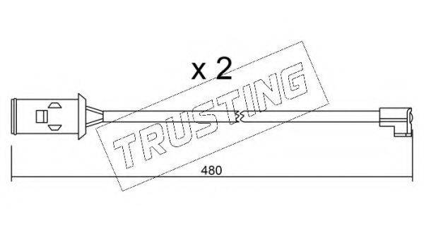 TRUSTING SU101K Сигнализатор, износ тормозных колодок