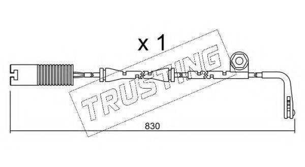 TRUSTING SU104 Сигнализатор, износ тормозных колодок