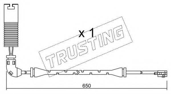 TRUSTING SU147 Сигнализатор, износ тормозных колодок