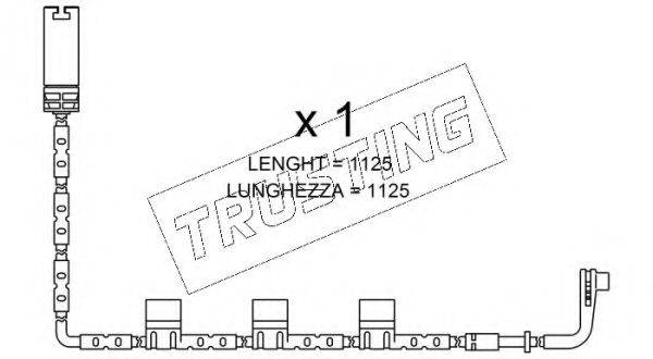 TRUSTING SU223 Сигнализатор, износ тормозных колодок