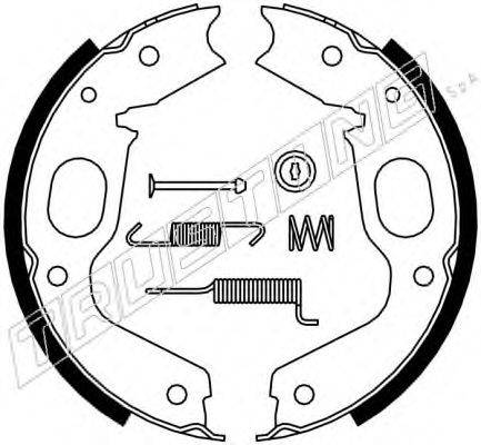 TRUSTING 064176K Комплект тормозных колодок, стояночная тормозная система