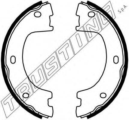 TRUSTING 052136 Комплект тормозных колодок, стояночная тормозная система