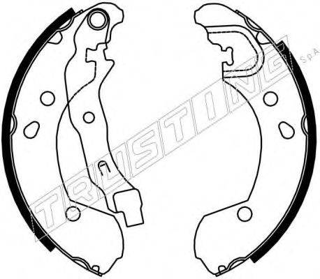 TRUSTING 7396 Комплект тормозных колодок