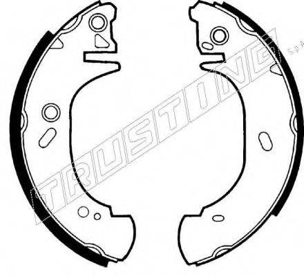 TRUSTING 7419 Комплект тормозных колодок