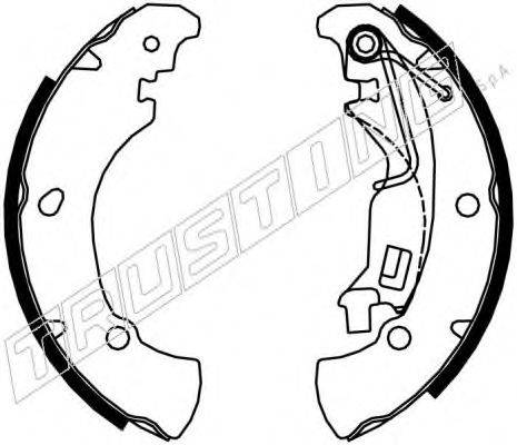 TRUSTING 7426 Комплект тормозных колодок