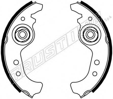 TRUSTING 7429 Комплект тормозных колодок