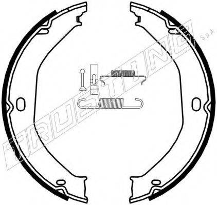 TRUSTING 088235K Комплект тормозных колодок, стояночная тормозная система